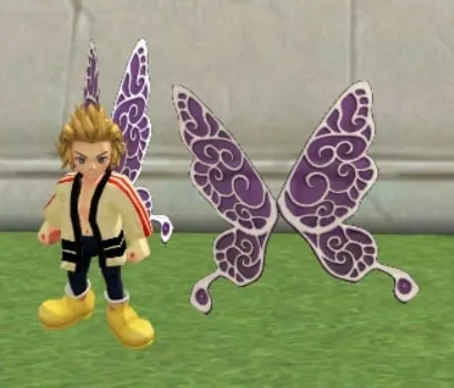 Amethyst Orphe Wings